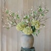 35" Light Green Artificial Hydrangea Stems
