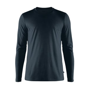 Fjallraven Abisko Wool LS T-Shirt Dark Navy