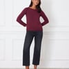 Sloane Crewneck in Plum