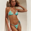 Santorini Swim Top Print