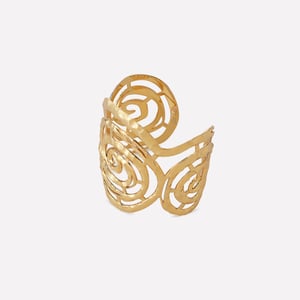 Mono Spiral Cuff - Adjustable