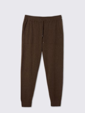 Men's Cashmere Jogger - XL / Beige / MK87-497