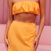 HELLO MOLLY Loving Memory Crop Top Mango