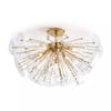 Poppy Glass Semi Flush Mount