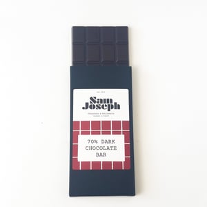 70% Dark chocolate bar