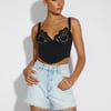 Romantic Lover Crop Top Black