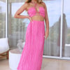 It's Giving Vibes Maxi Skirt Pink