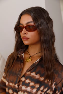The Kylie Sunglasses Honey Tort Caramel