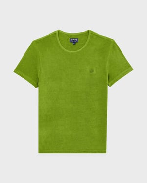 Vilebrequin - Terry T-shirt Solid - Tee Shirt - Tiramisu - Green - Size XXL