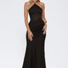 Ever Blooming Halter Maxi Dress Black