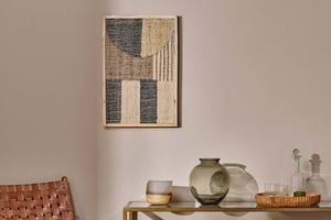 nkuku Hakeem Textile Wall Art | Decorative Accessories | One Size | Natural