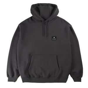 Snow Peak Square Logo Hoodie Charcoal