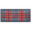 Tartan Red/Blue Washable Runner - 65x150cm