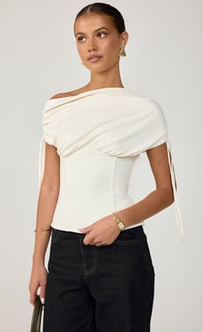Georgette Corset (Cream) - US 4