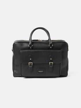 The Brief - Black Calf Grain