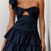 HELLO MOLLY Ruffled Out Dress Black