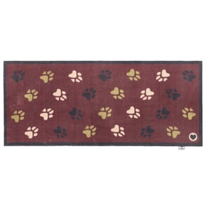 Wipe Your Paws Burgundy Runner - 65x150cm