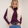 White Borg Gilet