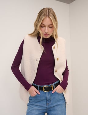 White Borg Gilet