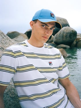Sanders Yarn Dye Stripe T-Shirt - 4XL