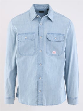 Jack & Jones Comfort Fit Shirt - Light Blue Denim - XL
