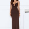 After Hours Allure Maxi Dress Brown
