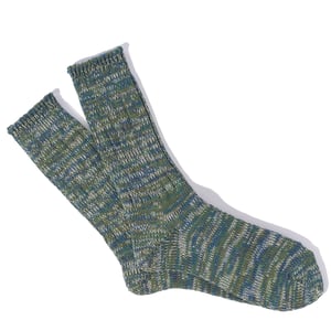 Anonymous Ism 5 Colour Mix Crew Socks Moss