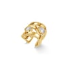 Gold Plated Droplets Ring - 8