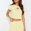 Zoning Out Pyjama Tee Yellow