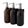 Gold Triple Wall Mounted Soap Dispenser