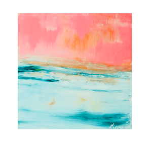 Santa Barbara Sunset Original Painting by Kerri Rosenthal