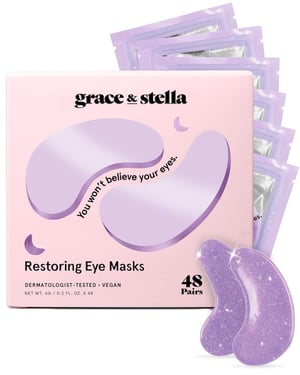 Restoring Purple eye masks - 48 Pairs