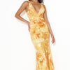 Radiant Vision Mesh Maxi Dress Orange