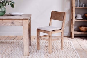 nkuku Fioni Reclaimed Wood Dining Chair | Seating | One Size | Natural