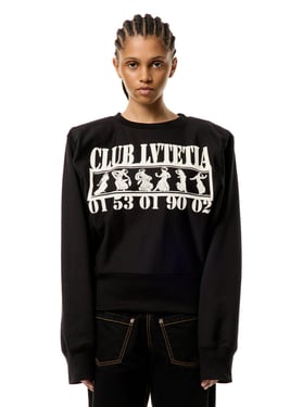 SHOULDER PAD SWEATSHIRT - XL