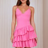 Candy Splash Mini Dress Pink