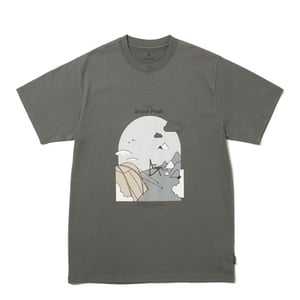 Snow Peak Camping Graphic T-Shirt Grey