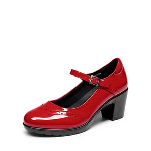 DREAM PAIRS   Morgan  Mary Jane Chunky Heel Pumps
