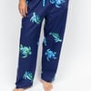 Ashley Mens Turtle Print Pyjama Bottoms - S
