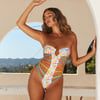 HELLO MOLLY Poolside Flirt Swimsuit Funfetti Print