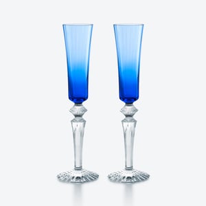 Mille Nuits Flutissimo Flutes - Blue | Baccarat