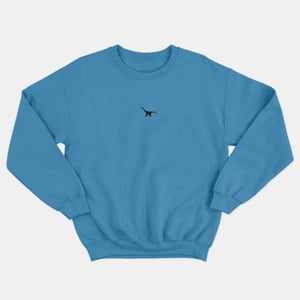 Tiny Embroidered Dinosaur Kids Sweatshirt (Unisex)