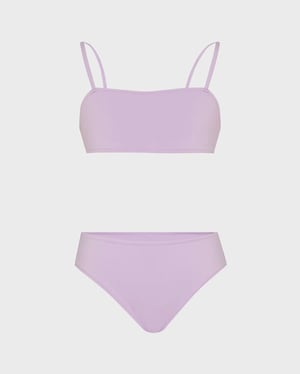 Vilebrequin - Girls Two Pieces Swimsuit Solid - Swimwear - Gylie - Purple - Size 14