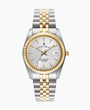 Inspiration Classic 36mm Three-hands Date Two-tone Silver dial Stainless steel swiss watch - 36 mm