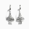 Jeulia "Mushroom" Sterling Silver Earrings
