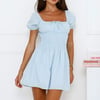 Soft Daylight Mini Dress Blue