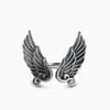 Jeulia Wings Design Sterling Silver Open Ring