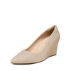 DREAM PAIRS Pointed Toe Wedge Pump Shoes
