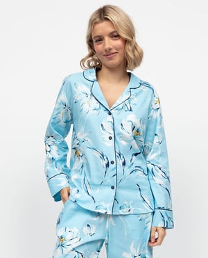 Madelyn Womens Floral Print Pyjama Top - 28