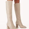 Ulyssa Boots Cream Suede